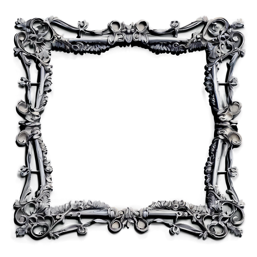 Intricate Frame Design Png 06132024