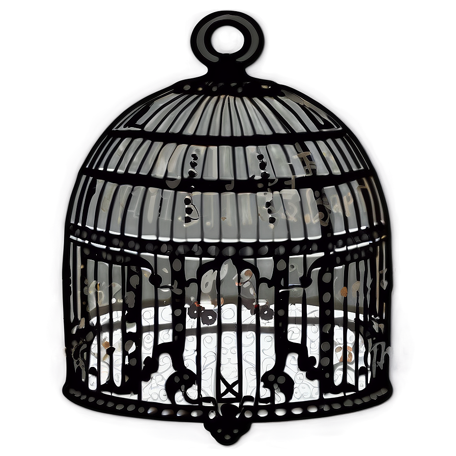 Intricate Lace Birdcage Png Xfi