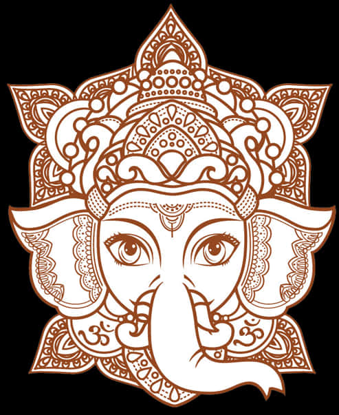 Intricate Lord Ganesh Artwork