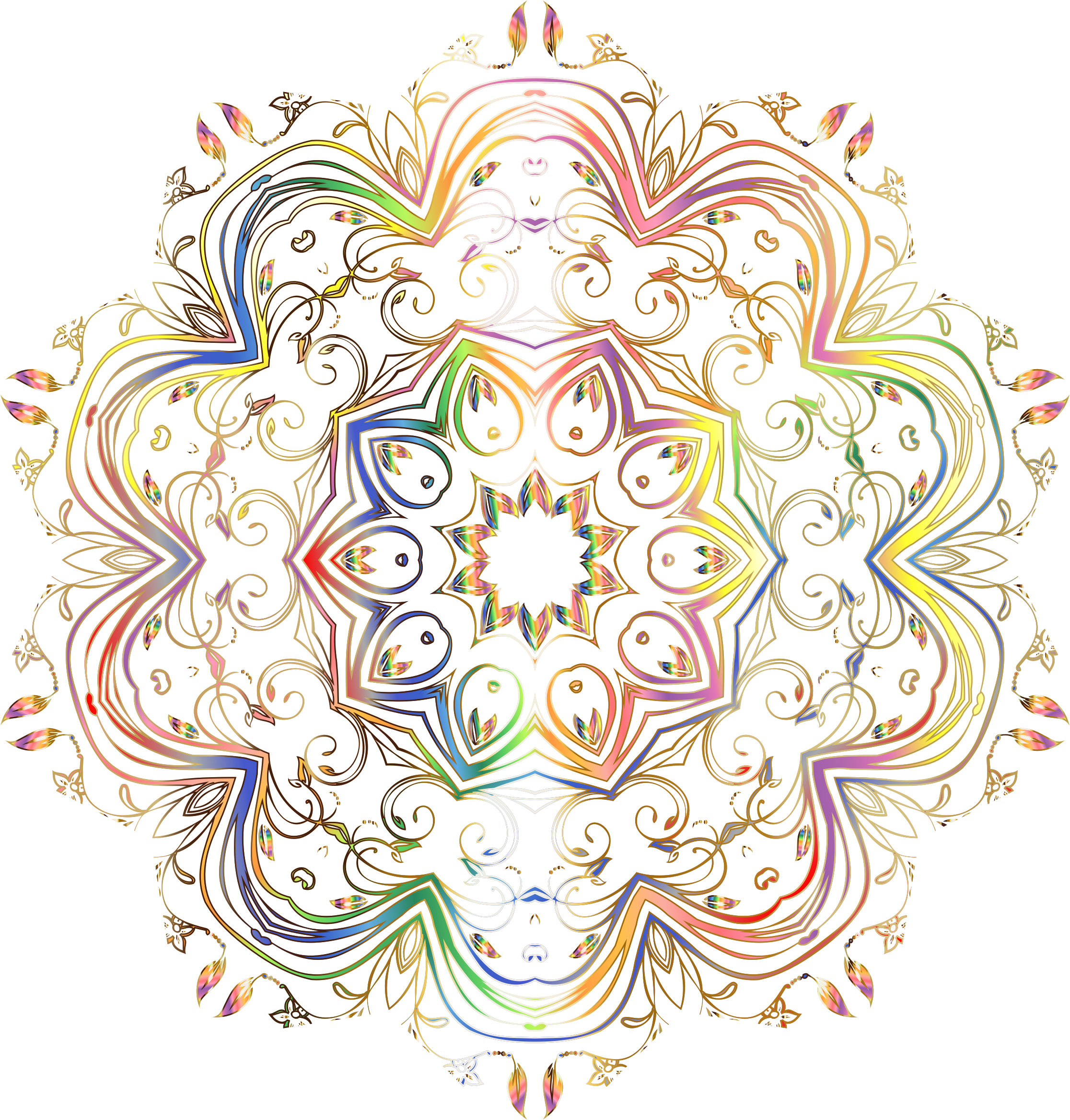 Intricate Mandala Flourish Pattern