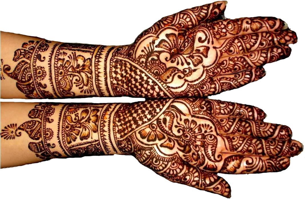 Intricate Mehndi Designon Hands
