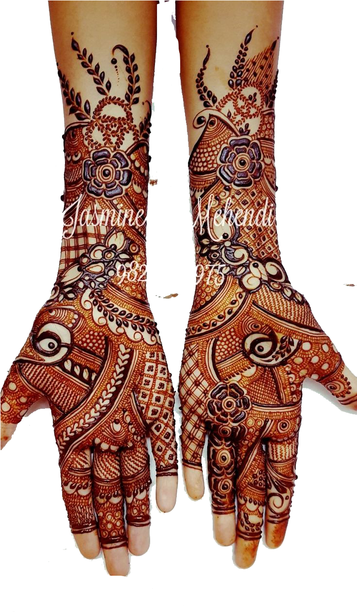 Intricate Mehndi Designon Hands2023