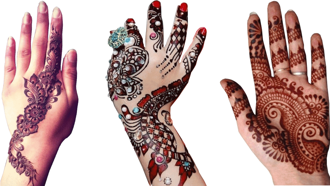 Intricate Mehndi Designson Hands