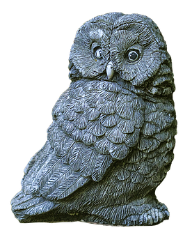 Intricate Owl Sculpture