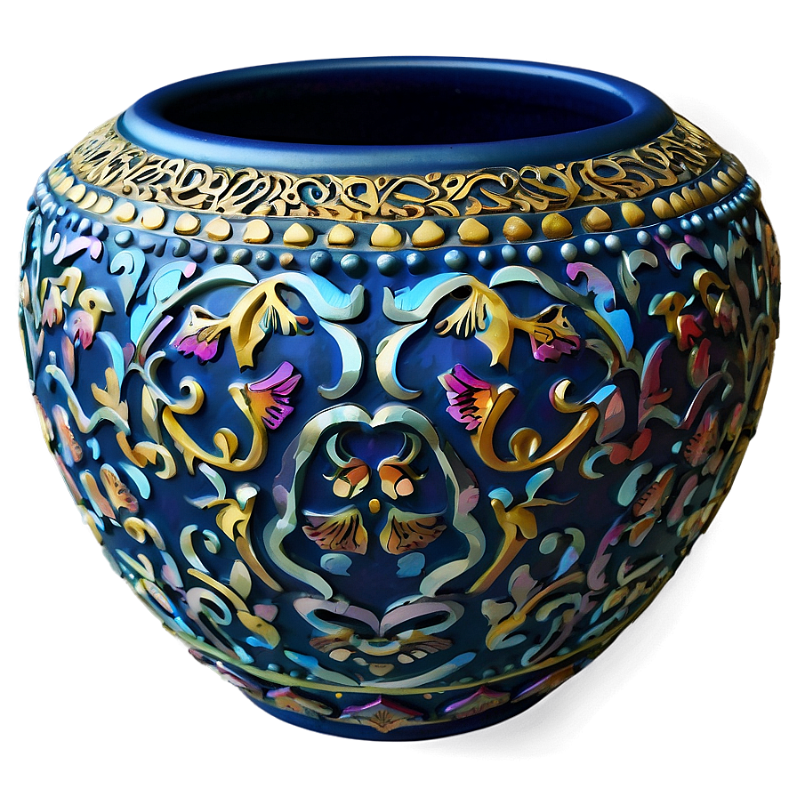 Intricate Urn Pattern Png 06132024