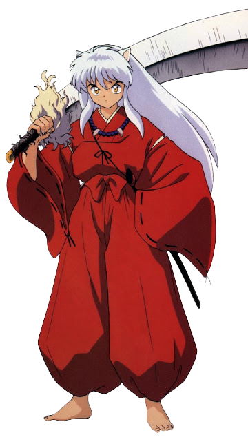 Inuyasha_with_ Tessaiga_ Anime_ Character