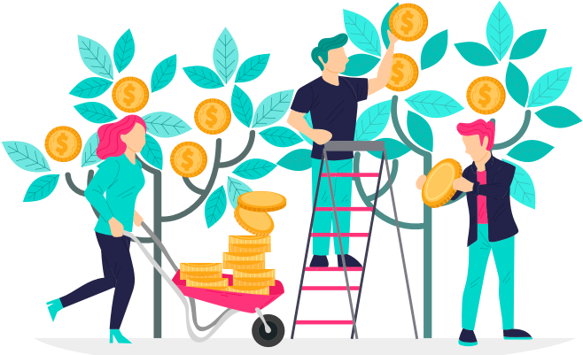 Investment Growth Concept Illustration