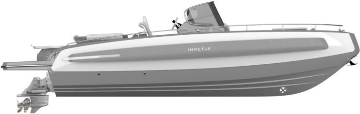 Invictus Motorboat Side View
