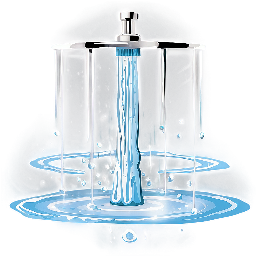 Invigorating Shower Water Png 7