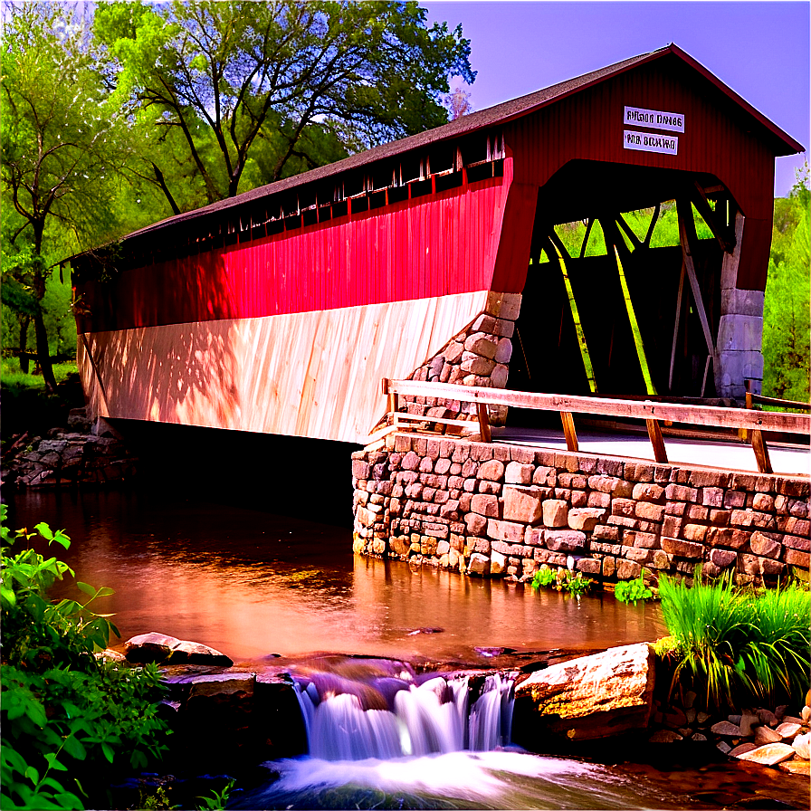 Iowa Covered Bridge Png Mhh38