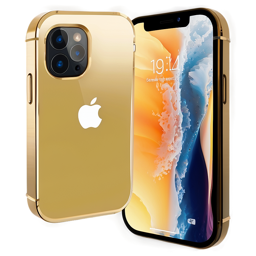 Iphone 12 Gold Png 05212024