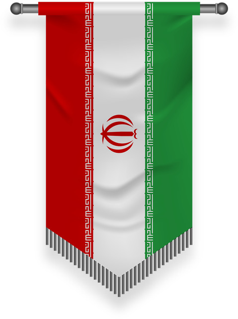 Iranian Flag Graphic