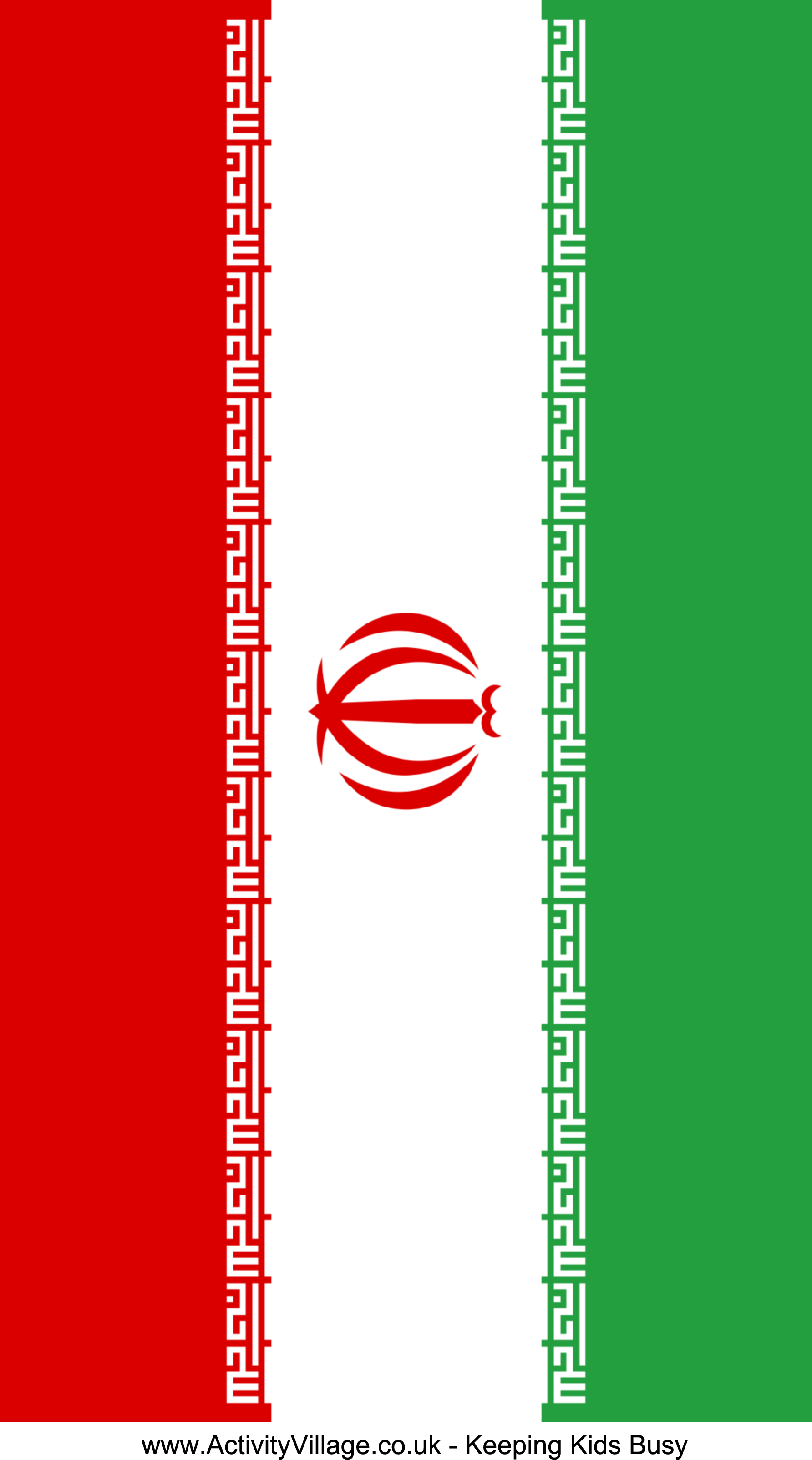 Iranian National Flag
