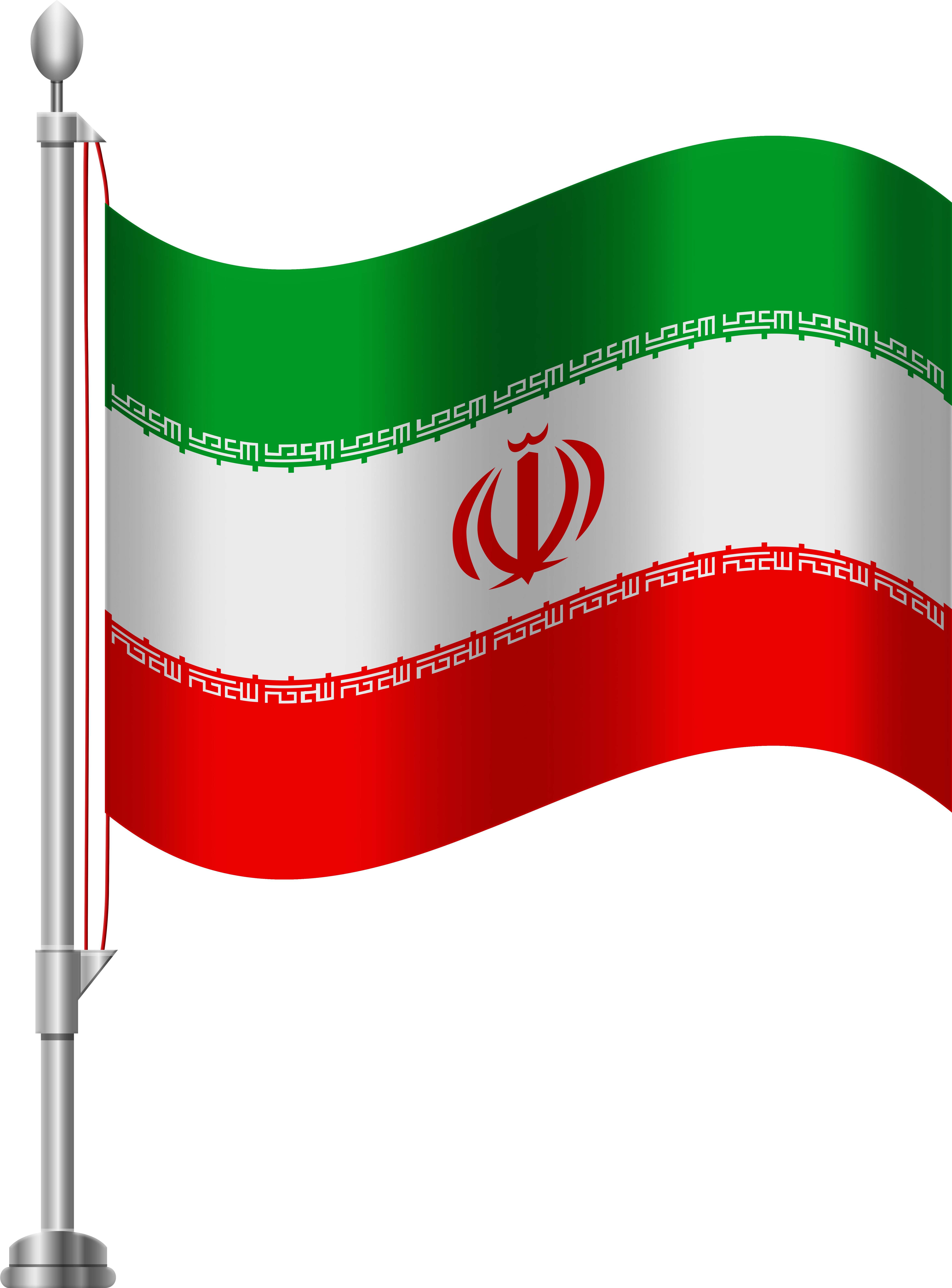 Iranian National Flagon Pole