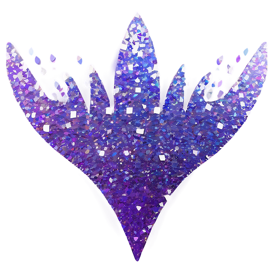 Iridescent Purple Glitter Png Sfg56