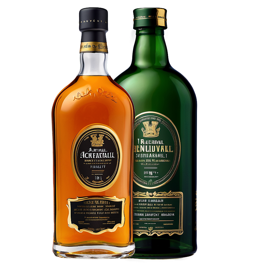 Irish Whisky Bottle Png 06262024