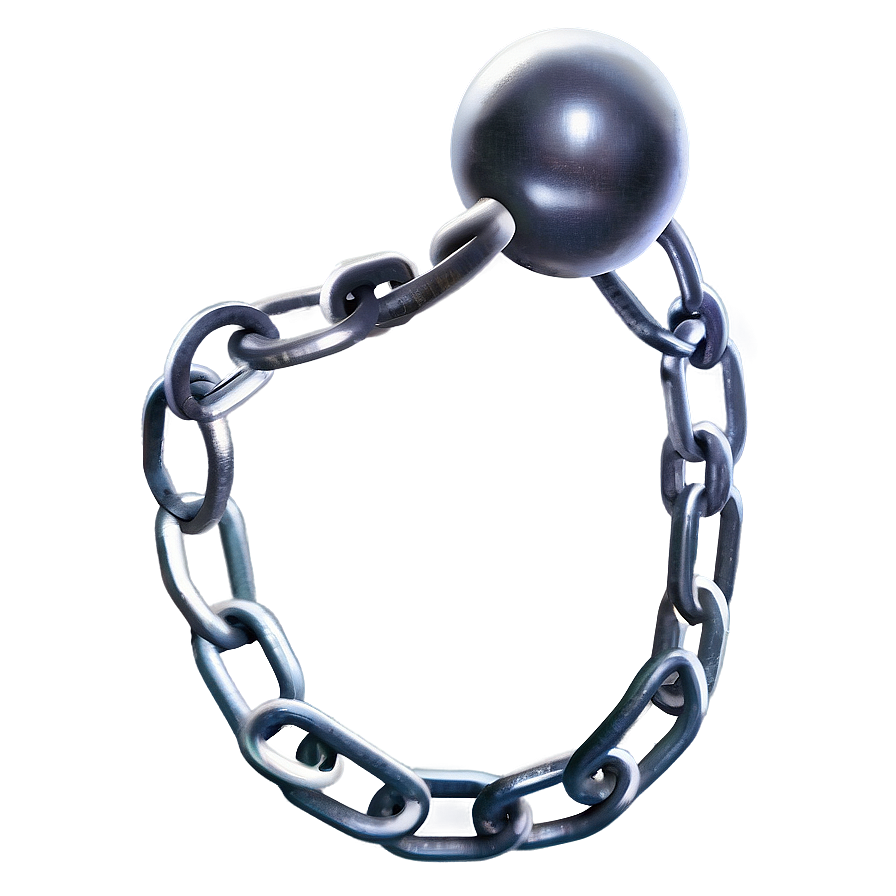 Iron Ball And Chain Cartoon Png Dkj