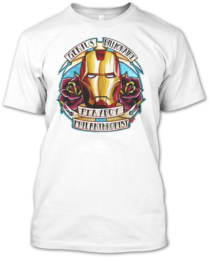 Iron Man Genius Billionaire Playboy Philanthropist Shirt