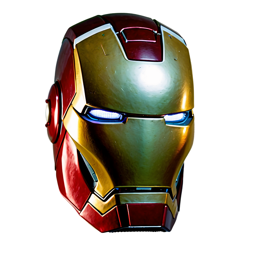 Iron Man Helmet In Action Pose Png Cok