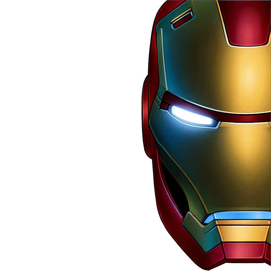 Iron Man Helmet Matte Finish Png 32