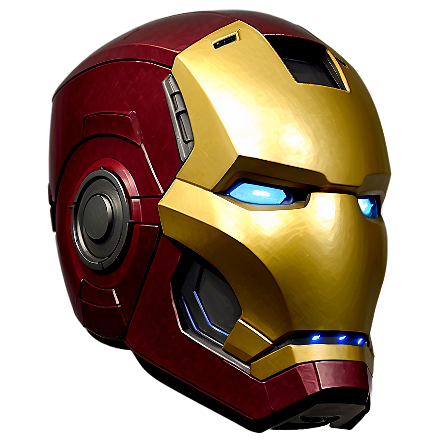 Iron Man Helmet With Advanced Hud Png 62