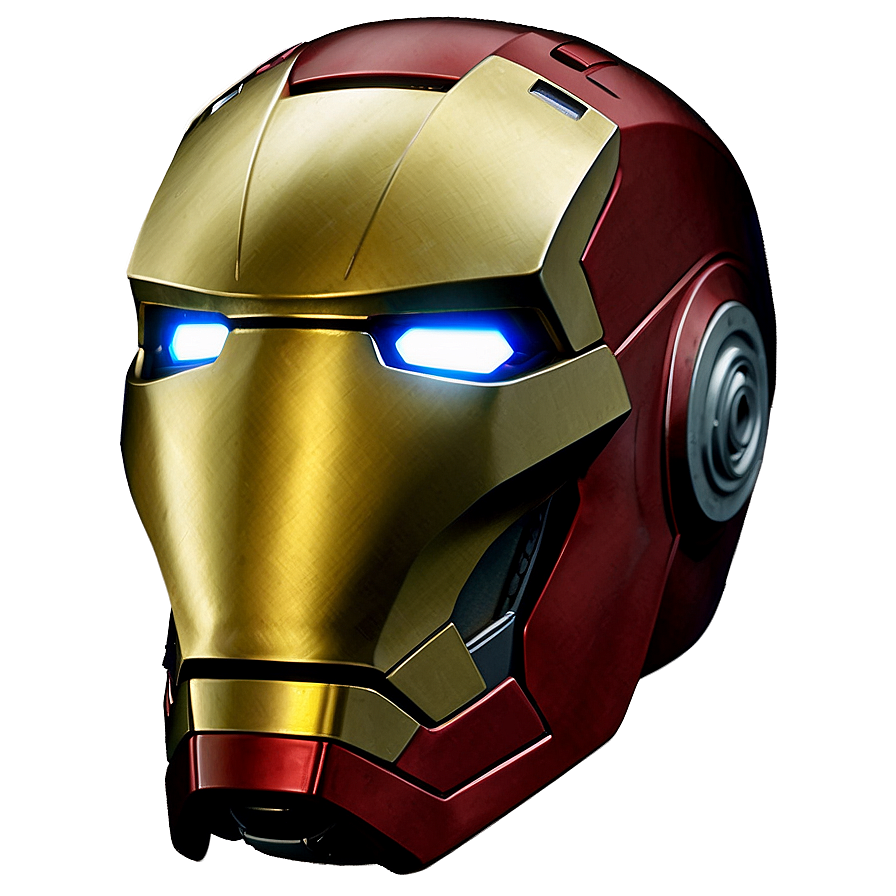 Iron Man Helmet With Reflective Visor Png 06122024