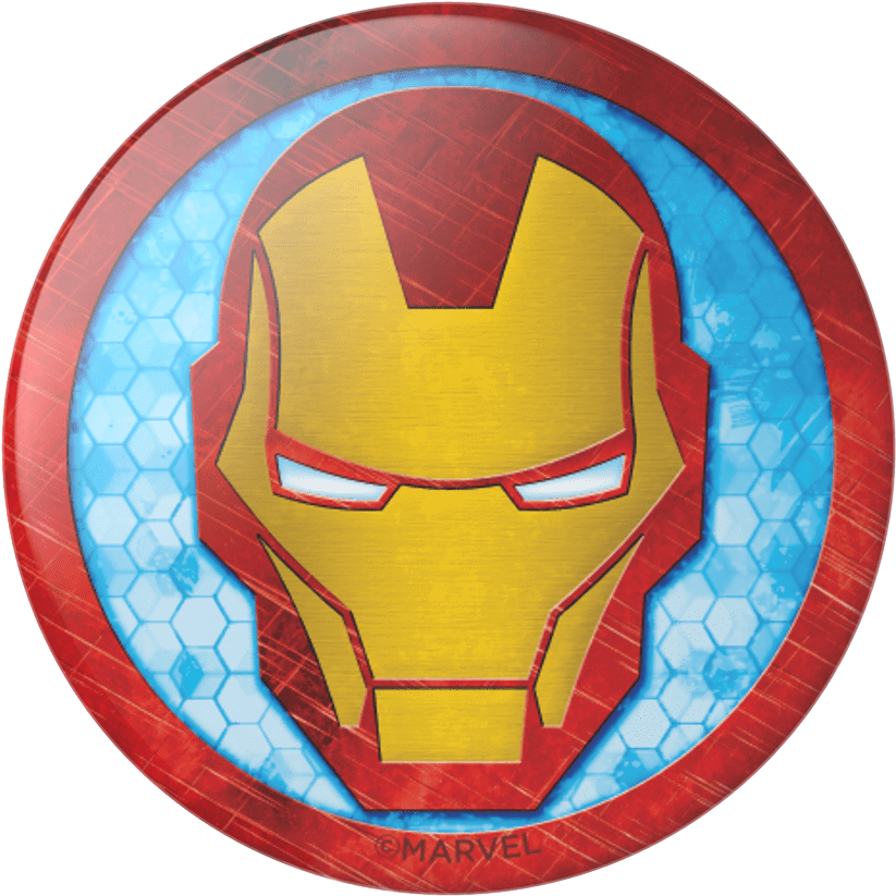 Iron Man Logo Circular Design