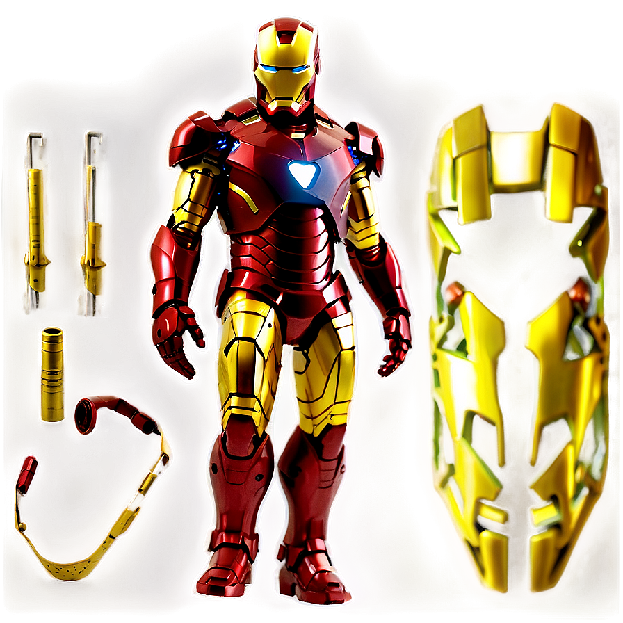 Iron Man Suit Damaged In Battle Png Qjp8