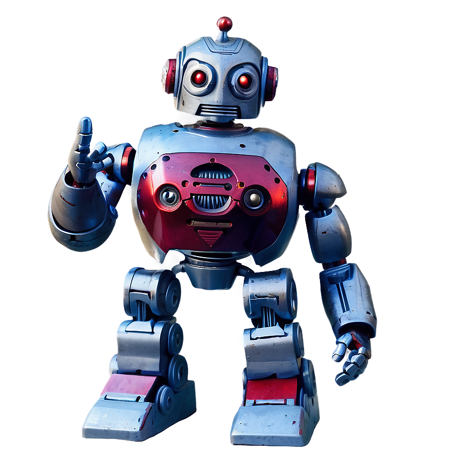 Iron Robot Toy Png 05242024