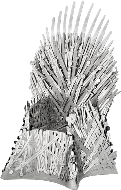 Iron Throne Replica Constructed From Swords