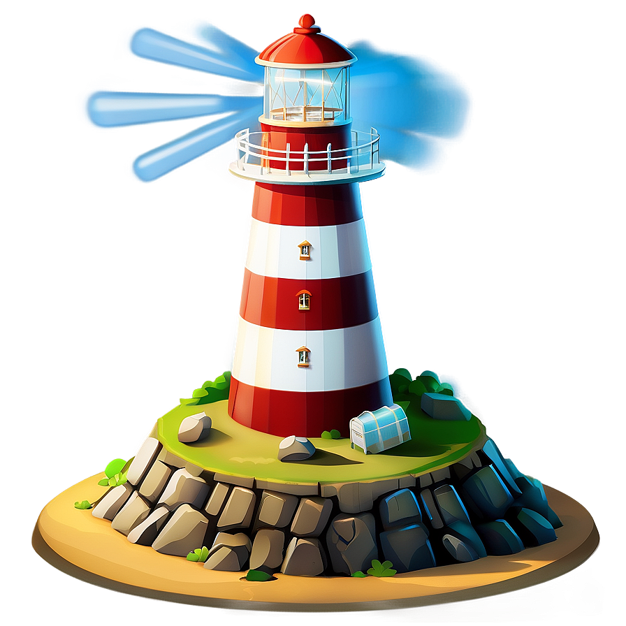 Island Lighthouse Beacon Png Wvn