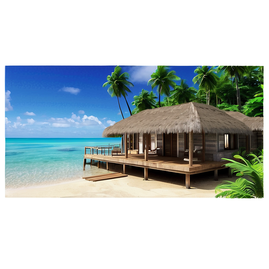 Island Mansion Paradise Png 3