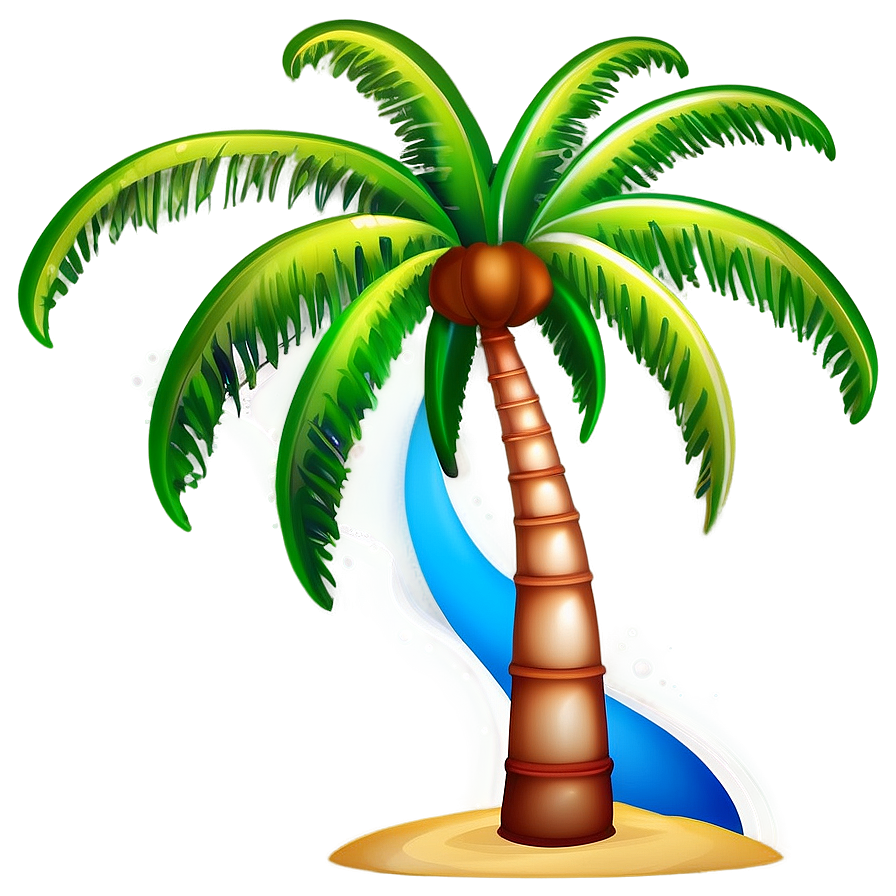 Island Palm Tree Emoji Png Xai