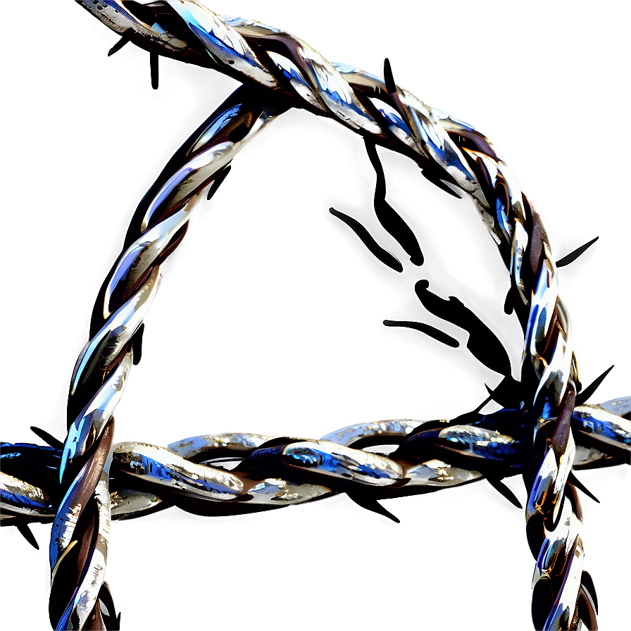 Isolated Barbwire Png 05252024