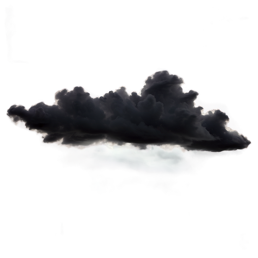 Isolated Black Clouds Png 11