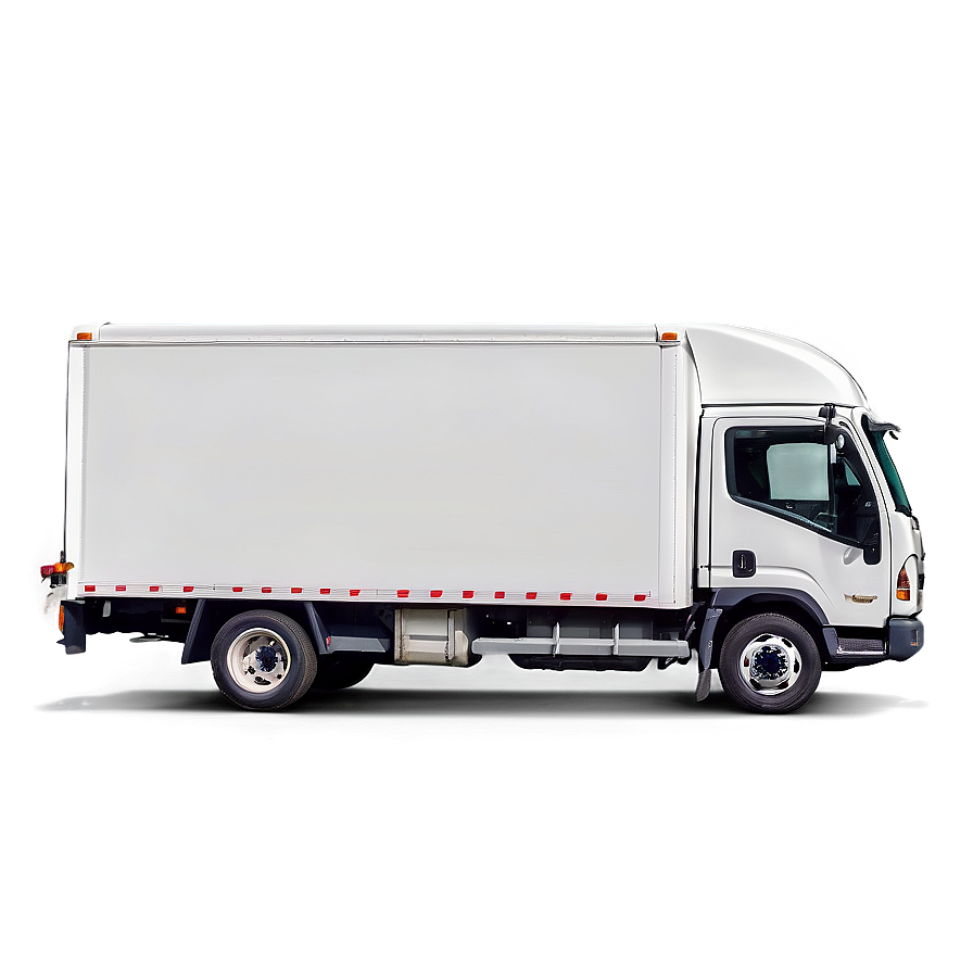 Isolated Box Truck Template Png Rpp43