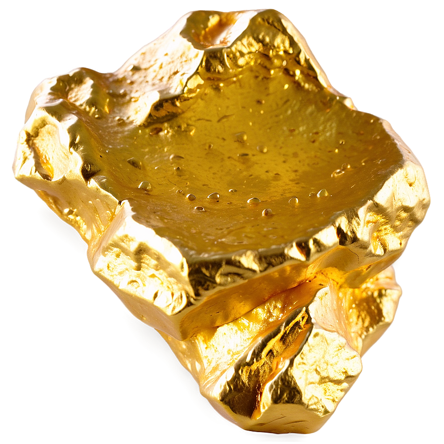 Isolated Gold Nugget Png Yyv