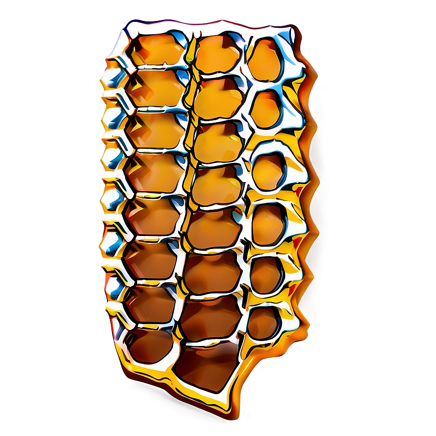 Isolated Honeycomb Png 05232024