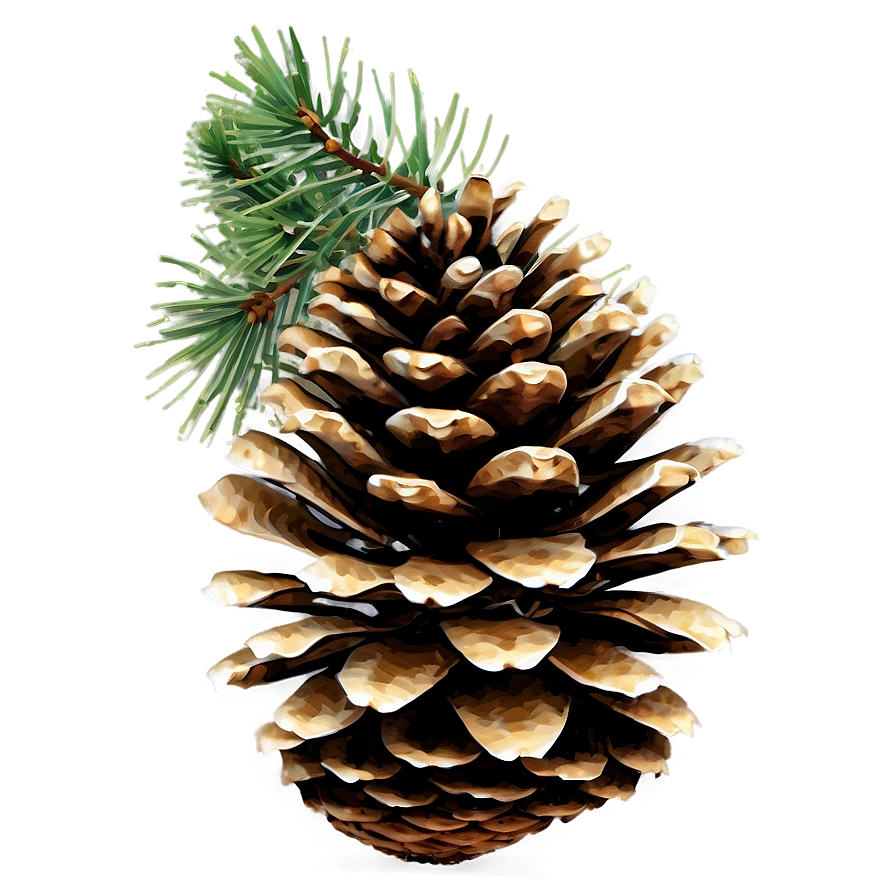 Isolated Pine Cone Png 06202024