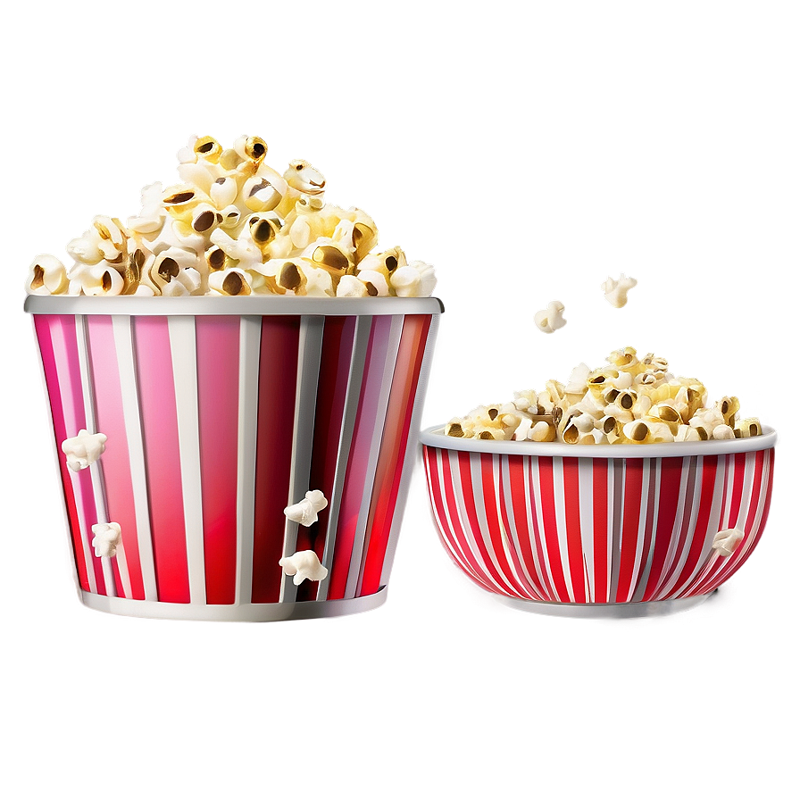 Isolated Popcorn Bucket On White Png 50