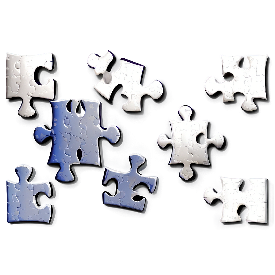 Isolated Puzzle Pieces Png Fah42