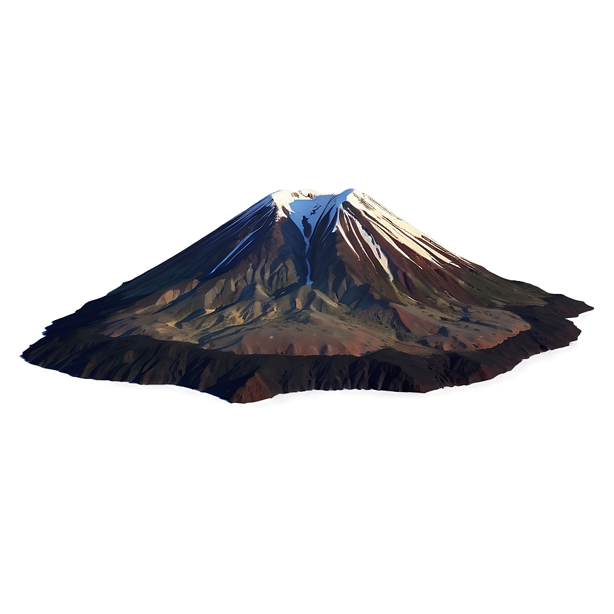 Isolated Volcano Mountain Png 44