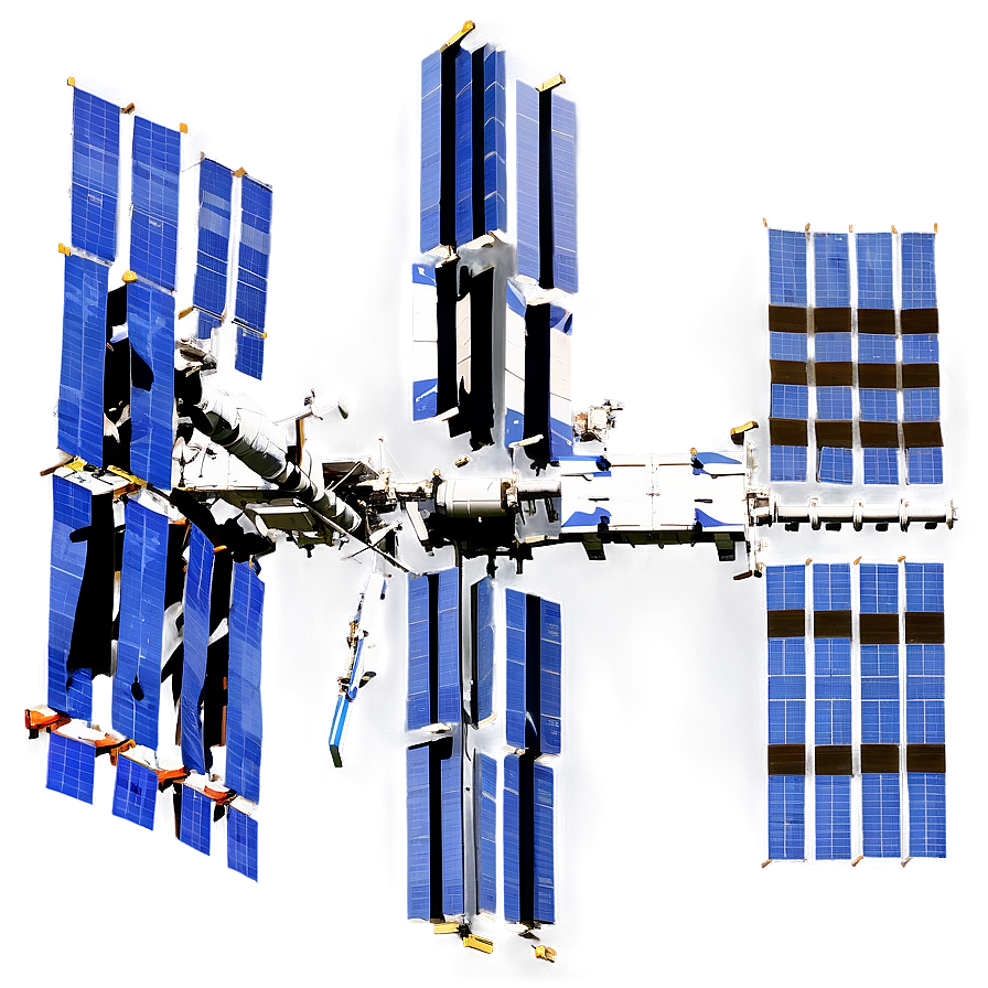 Iss Satellite Orbiting Earth Png 36