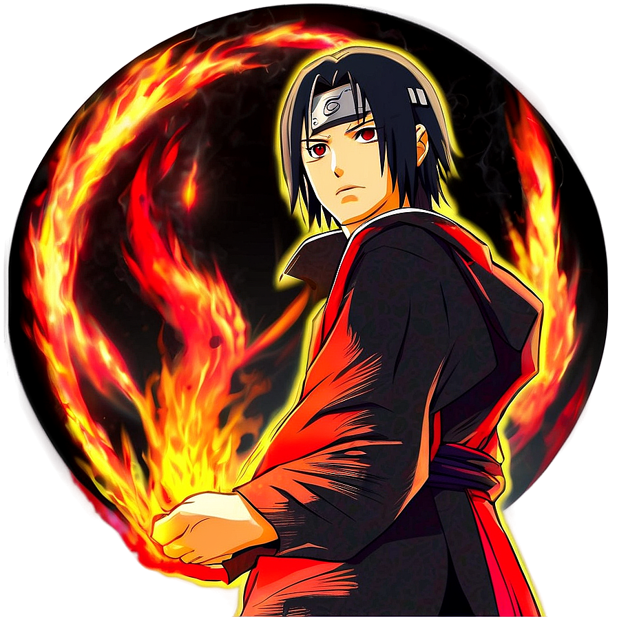 Itachi Uchiha Fire Style Png Puy39