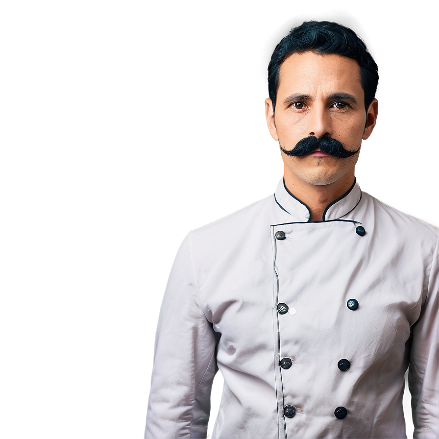 Italian Chef Mustache Png Coq