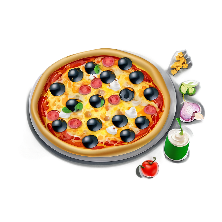 Italian Pizza Vector Png Uld