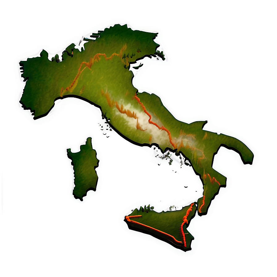 Italy Map Png 50