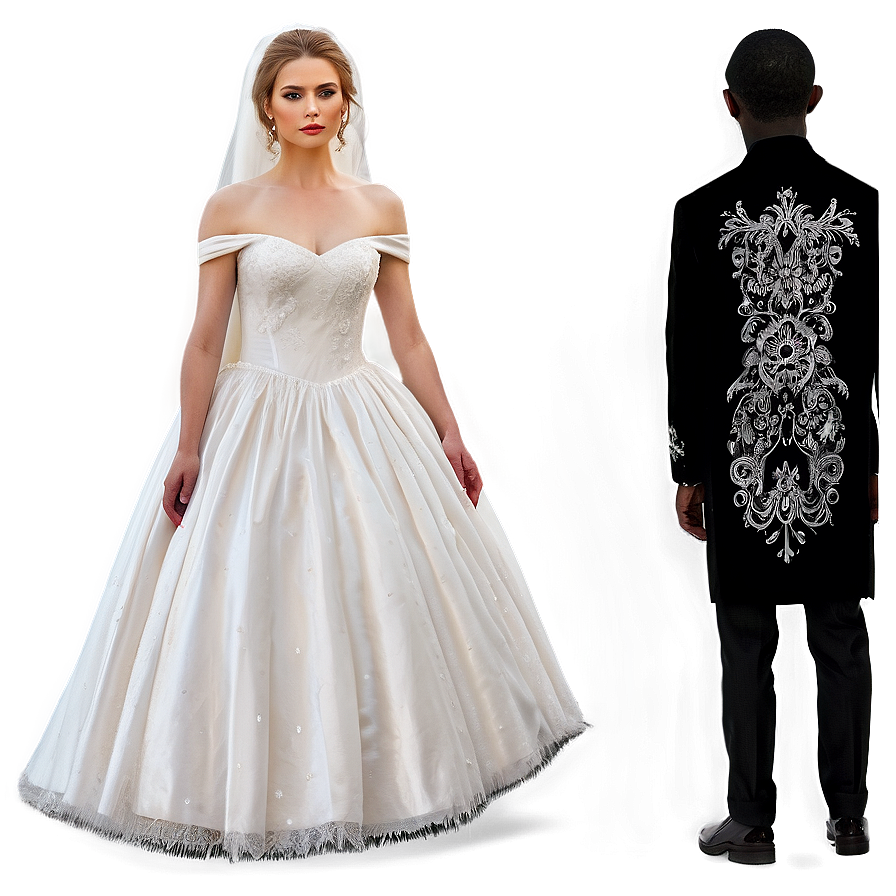 Ivory Wedding Dresses Png 06262024