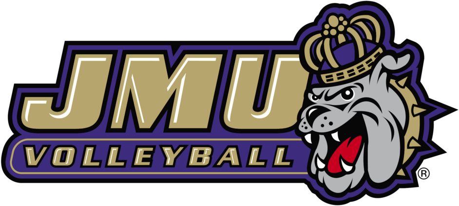 J M U Volleyball Team Logo