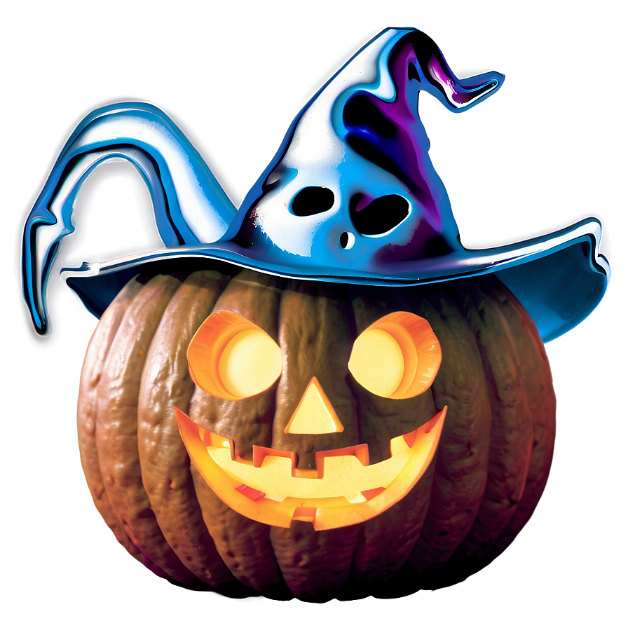 Jack O Lantern With Ghost Png Bod93